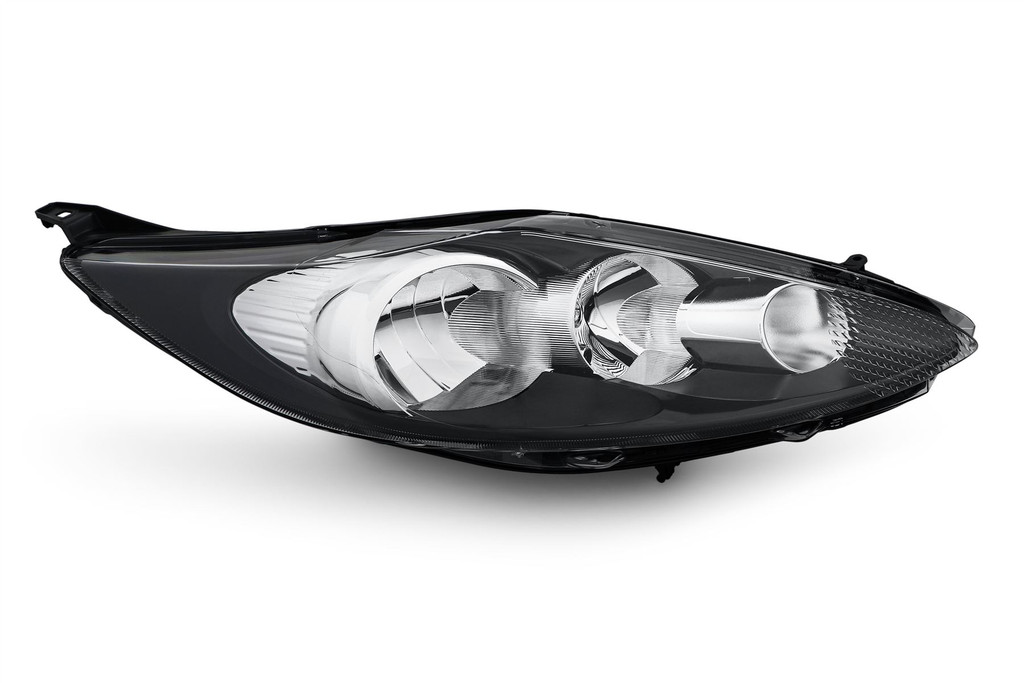 Headlight black right Ford Fiesta 08-16