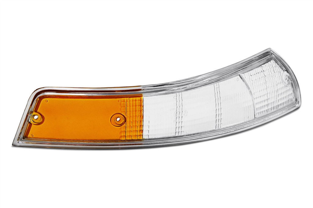 Front indicator lens right chrome rim Porsche 911 67-74