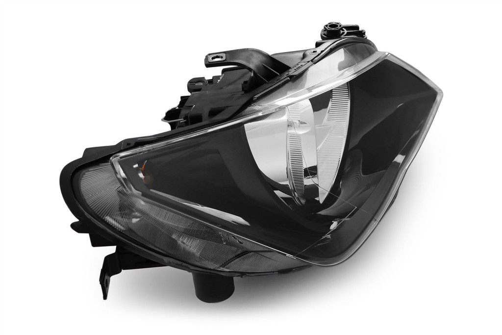 Headlight right black Seat Ibiza 12-16