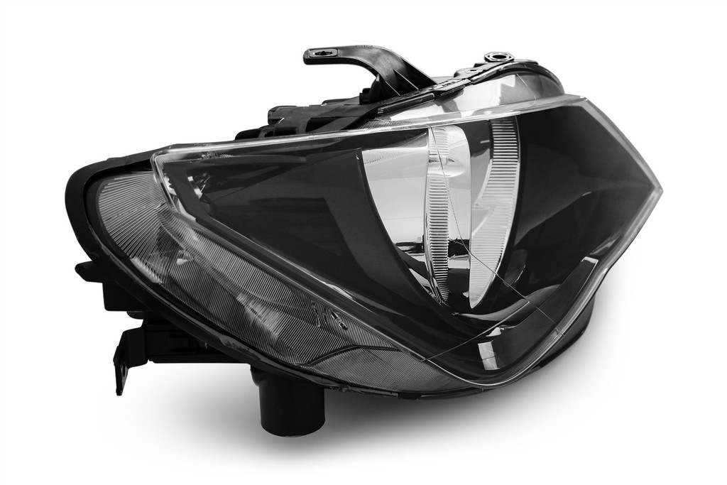 Headlight right black Seat Ibiza 12-16