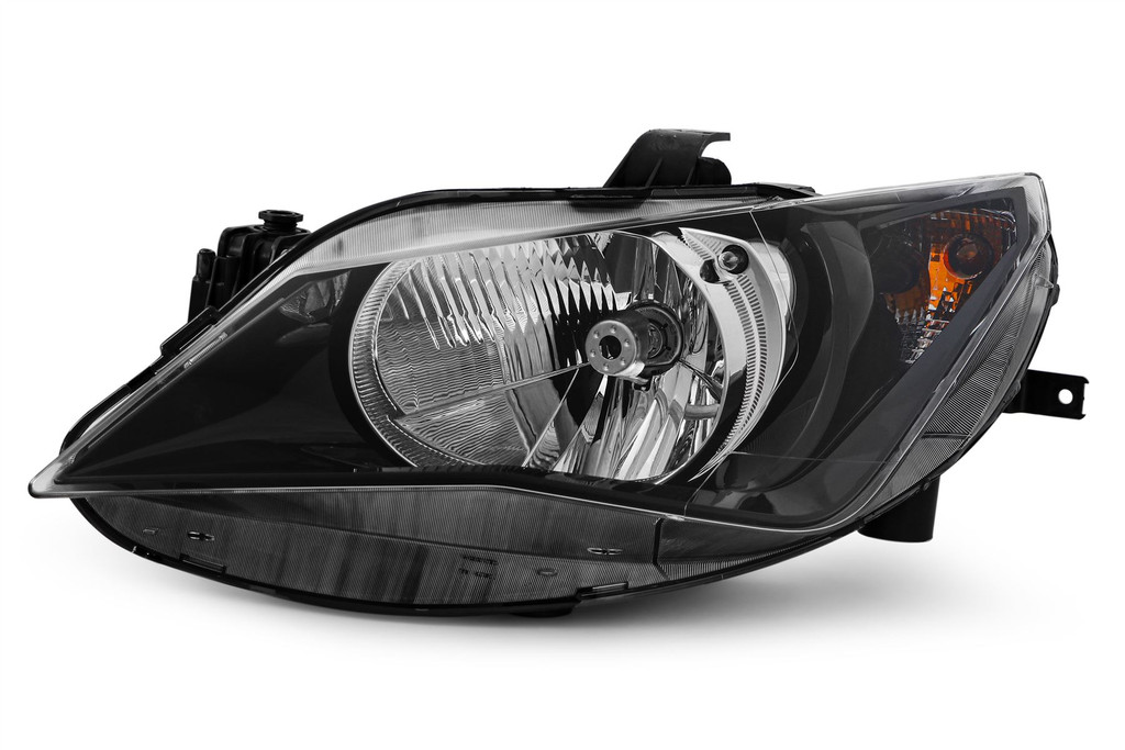 Headlight left black Seat Ibiza 12-16