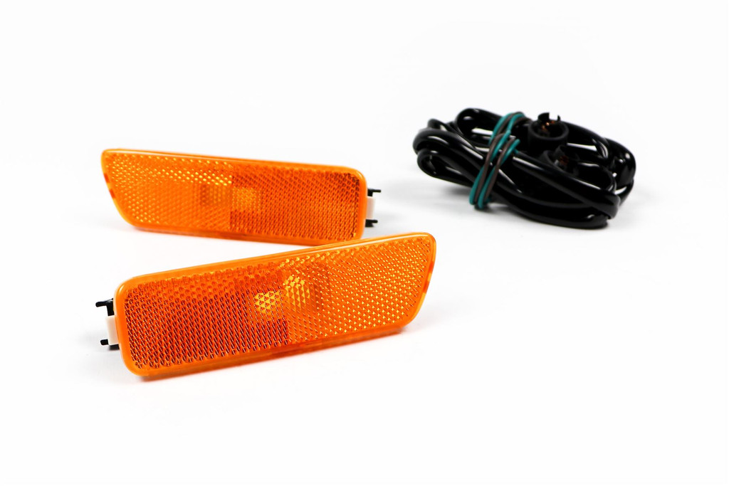 Sidemarker lights set orange VW Golf MK4 Bora With Loom