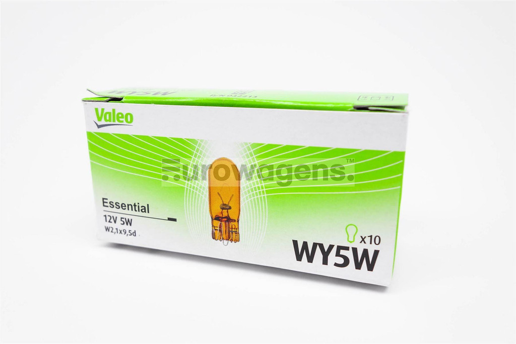 WY5W x10 Side indicator bulb Valeo Essential - Trade Pack