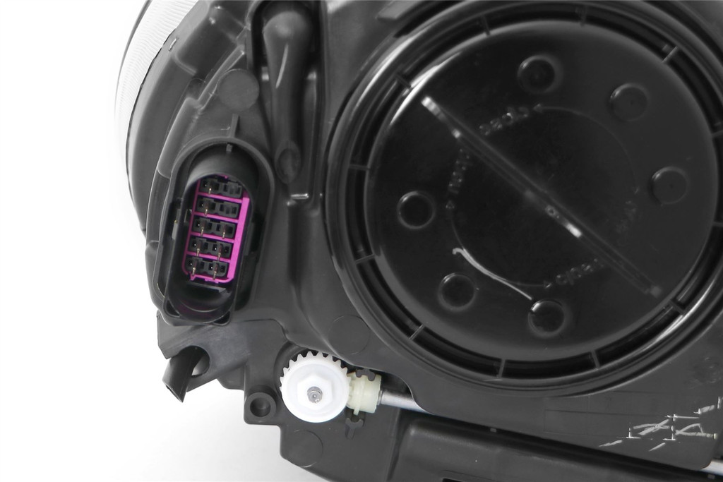 Headlight left black VW Beetle 11-18