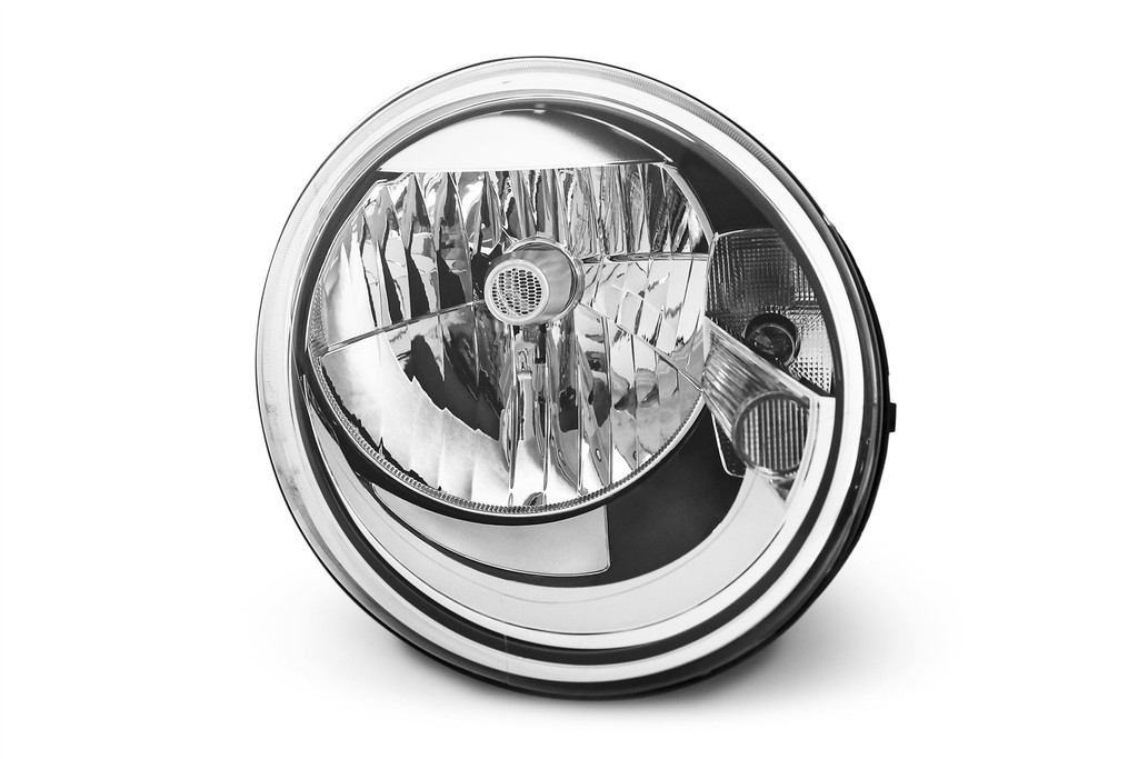 Headlight right black VW Beetle 11-18