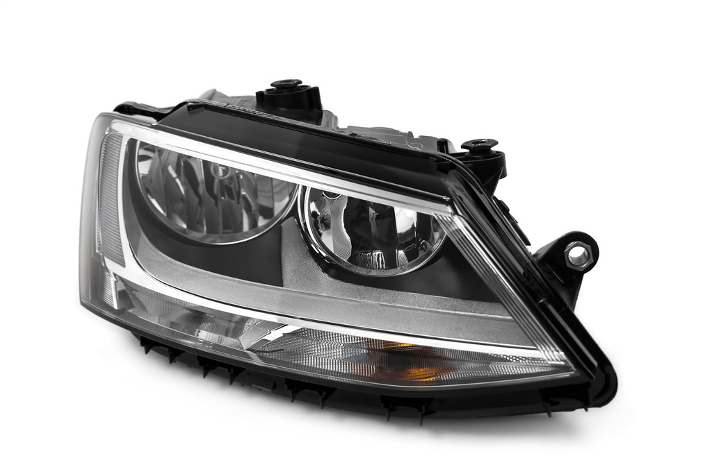 Headlight right black VW Jetta MK4 11-18