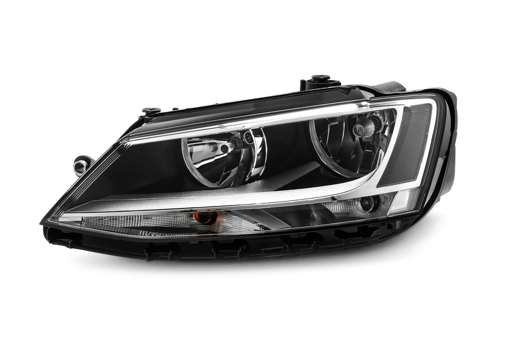 Headlight left black VW Jetta MK4 10-18