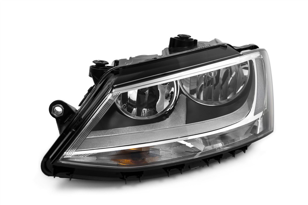 Headlight left black VW Jetta MK4 10-18