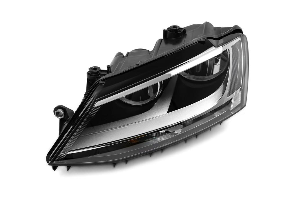 Headlight left black VW Jetta MK4 10-18
