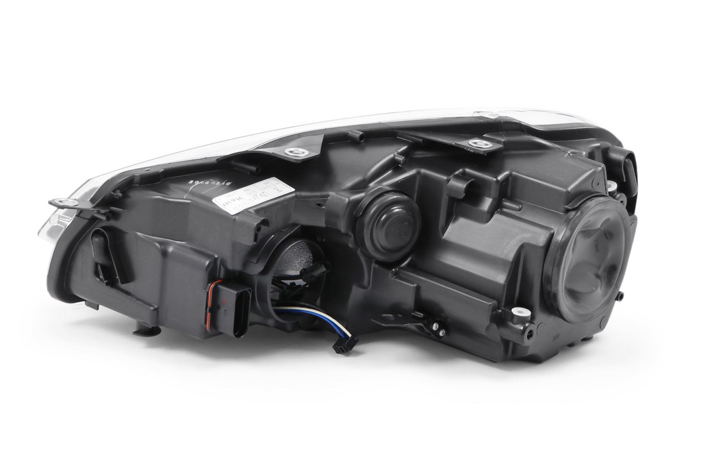 Headlight right black VW Golf MK6 08-12 Hella