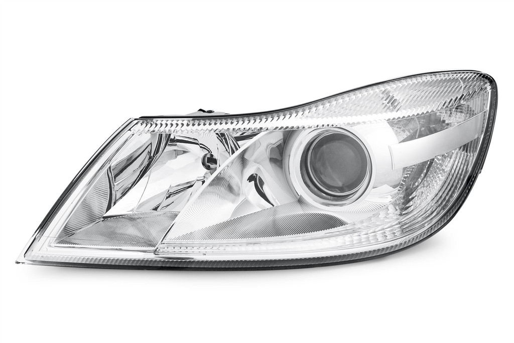 Headlight left Skoda Octavia 09-13 Hella