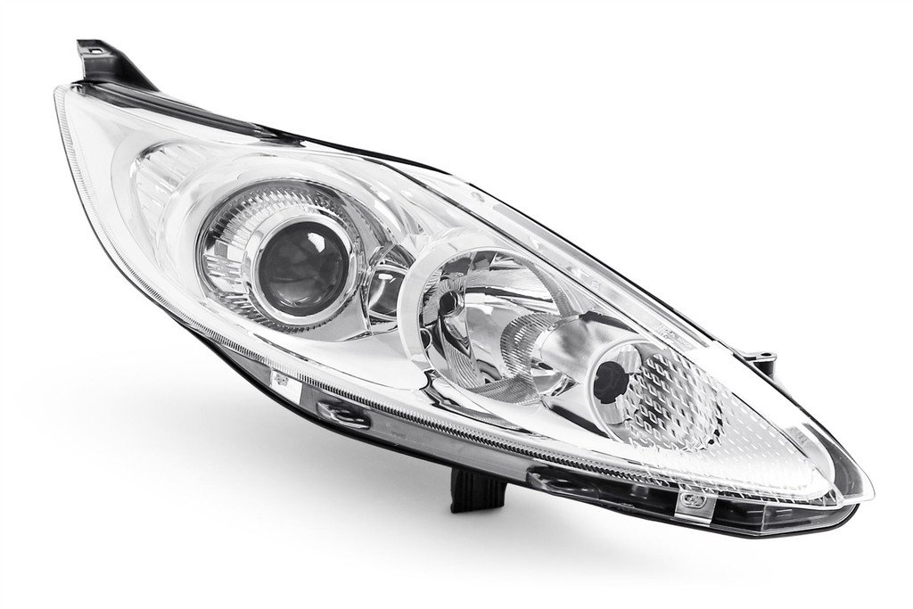 Headlight right projector chrome Ford Fiesta MK6 08-12