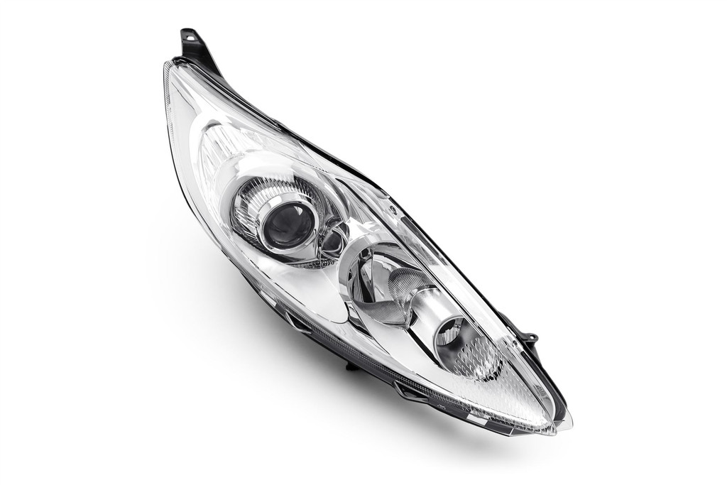 Headlight right projector chrome Ford Fiesta MK6 08-12