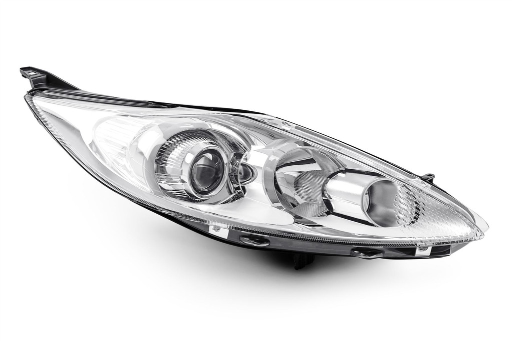Headlight right projector chrome Ford Fiesta MK6 08-12