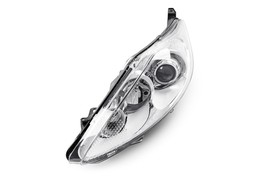 Headlight left projector chrome Ford Fiesta MK6 08-12