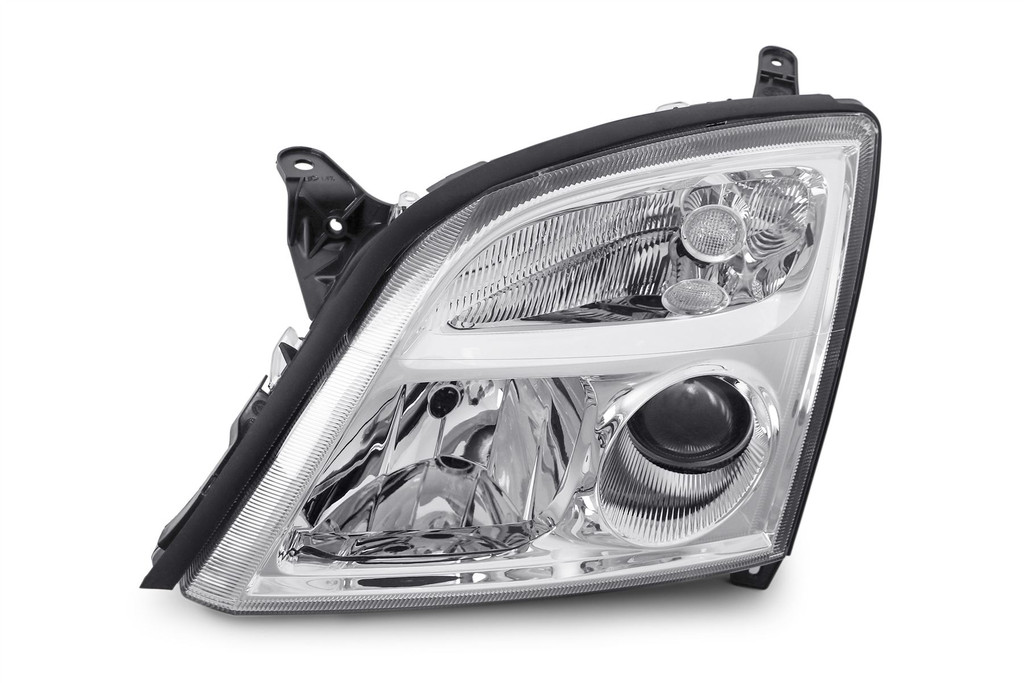 Headlight left chrome Vauxhall Vectra C Signum