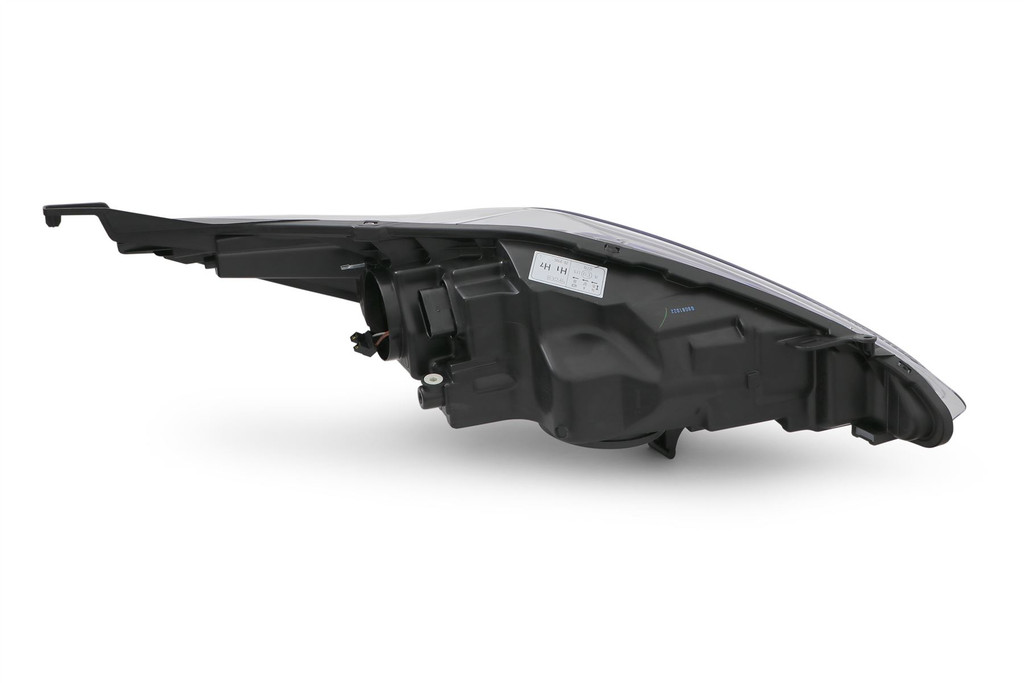 Headlight left black Ford Fiesta MK6 08-12 Hella