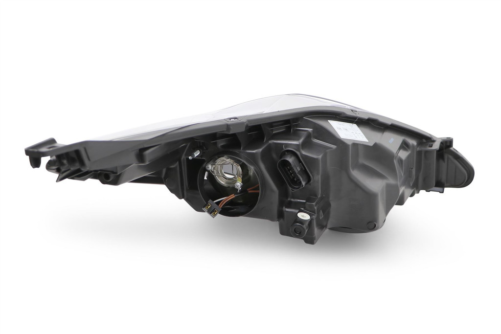 Headlight left black Ford Fiesta MK6 08-12 Hella