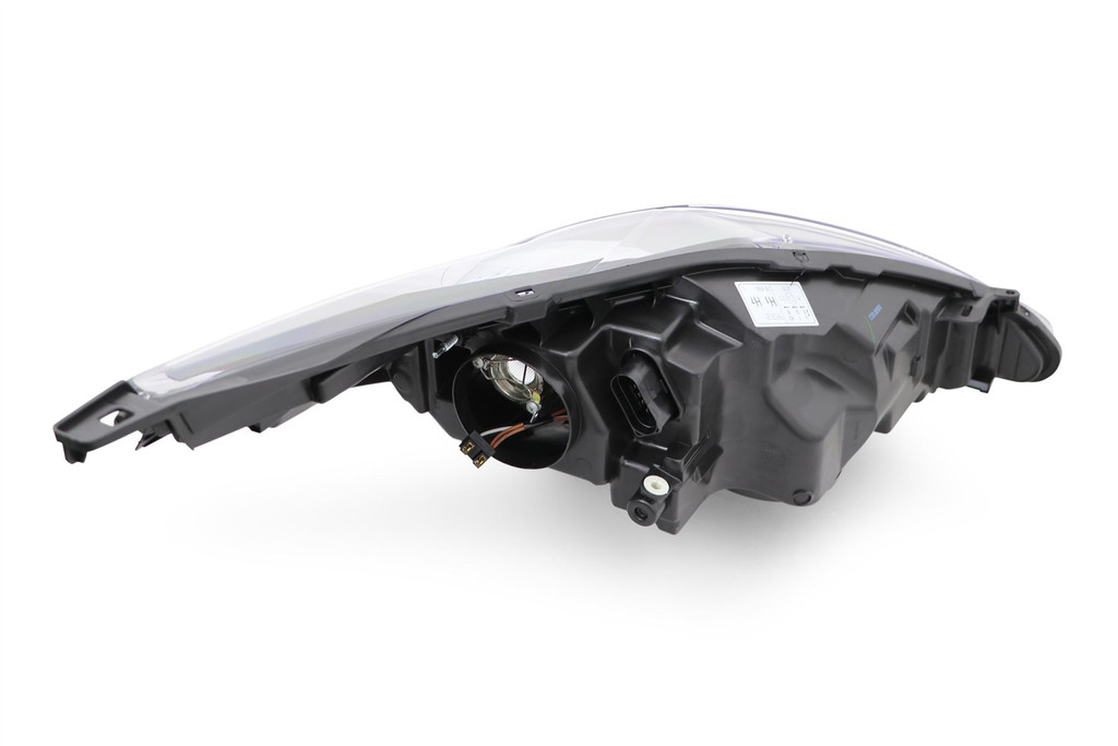 Headlight left black Ford Fiesta MK6 08-12 Hella