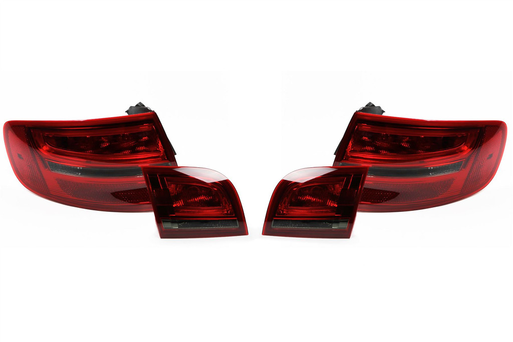 Rear lights set smoked red LED Audi A3 Sportback 04-08