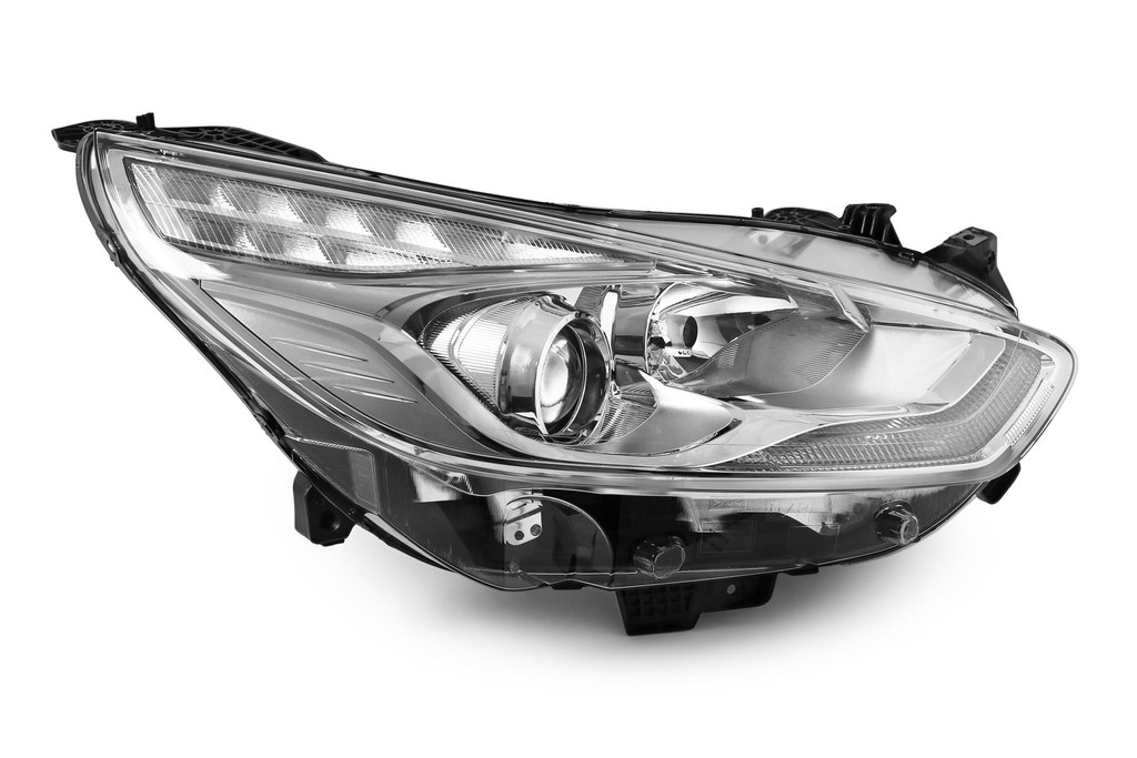 Headlight right chrome LED DRL Ford Galaxy 15-