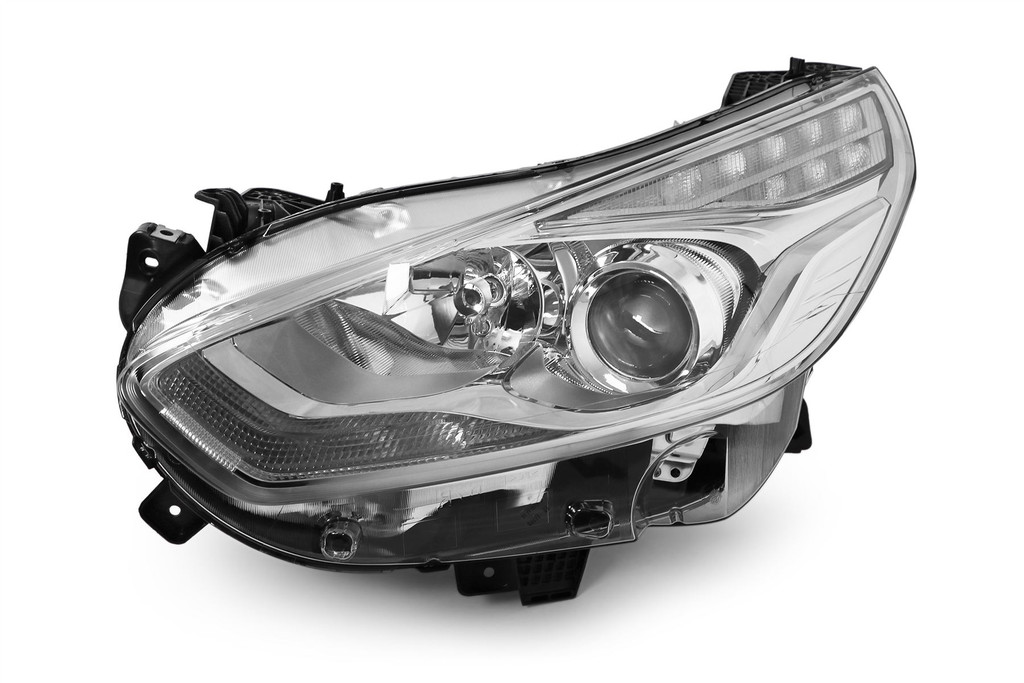 Headlight left chrome LED DRL Ford Galaxy 15-