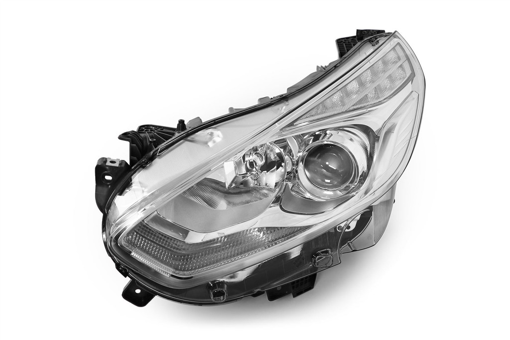 Headlight left chrome LED DRL Ford Galaxy 15-