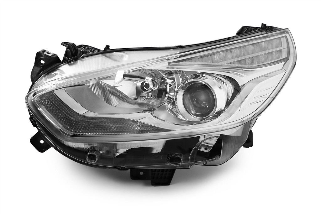 Headlight left chrome LED DRL Ford Galaxy 15-