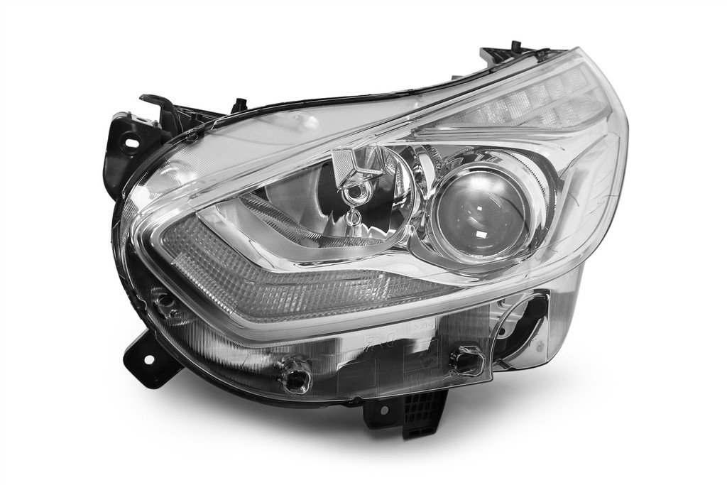 Headlight left chrome LED DRL Ford Galaxy 15-
