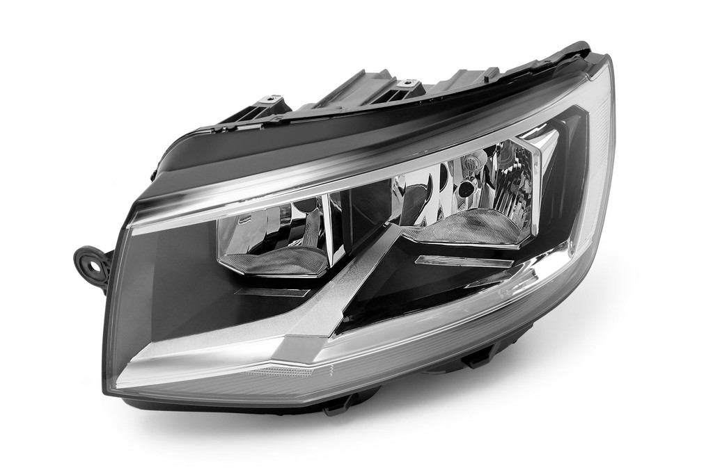 Headlight left black VW Transporter T6 16-19