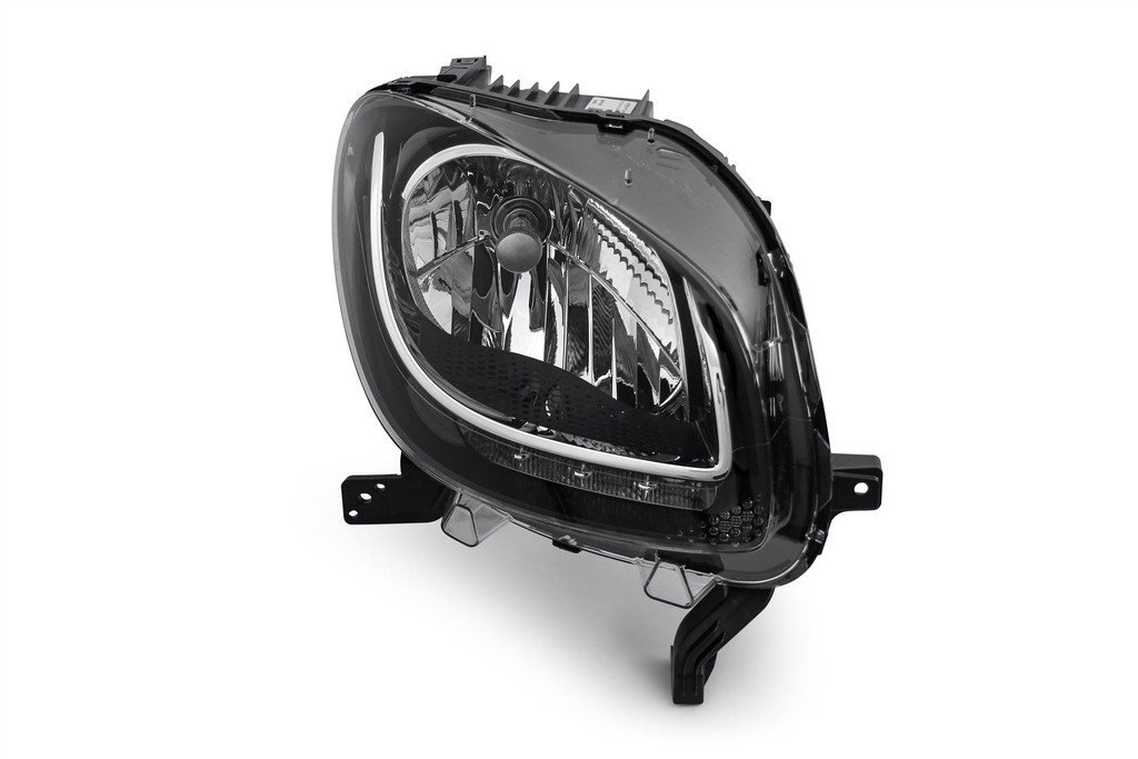 Headlight right black LED DRL Smart ForFour 15-17