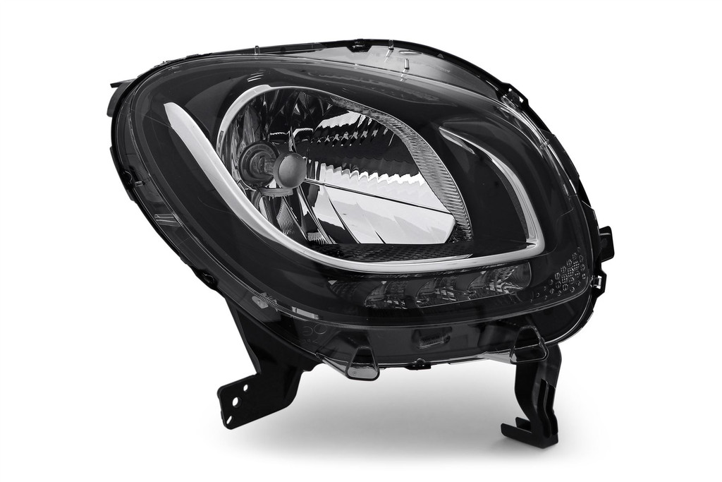 Headlight right black LED DRL Smart ForFour 15-17