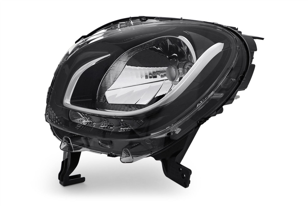 Headlight left black LED DRL Smart ForFour 15-17