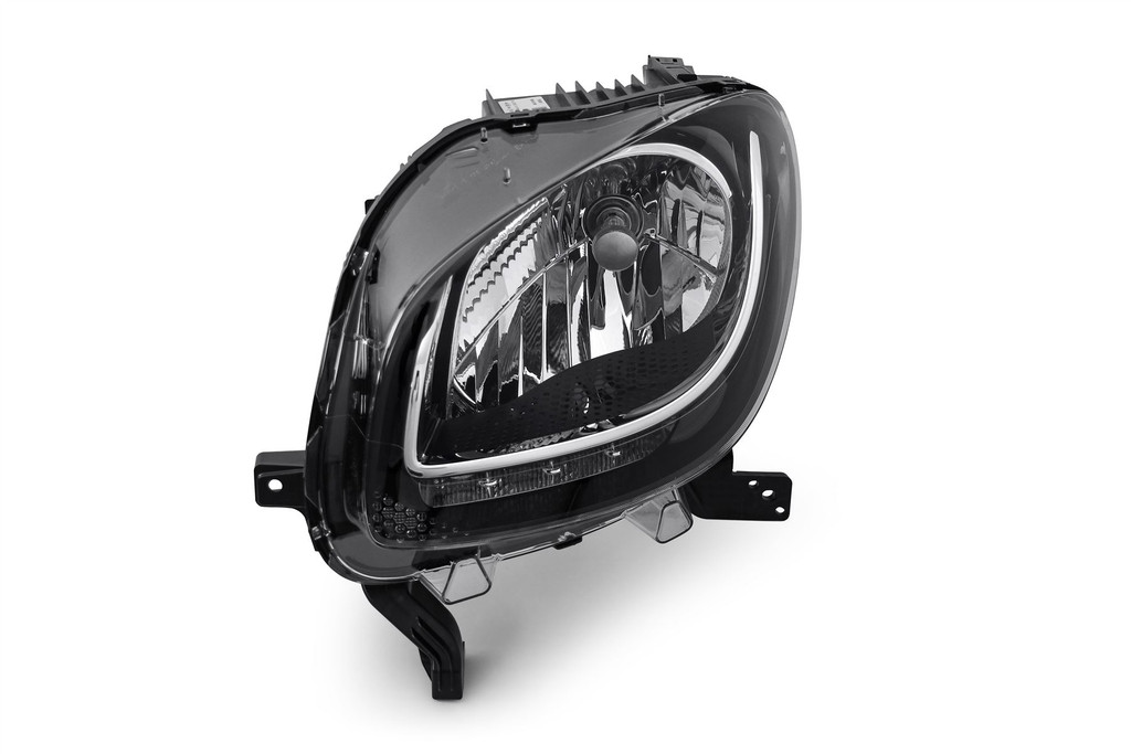 Headlight left black LED DRL Smart ForFour 15-17