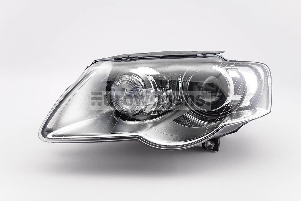 Headlight left chrome xenon VW Passat 3C 05-10