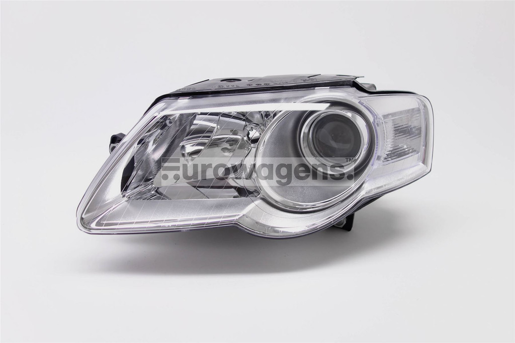 Headlight left chrome VW Passat 3C 05-10 Valeo