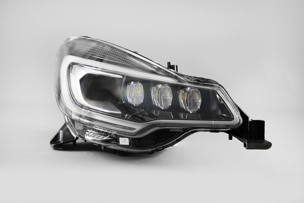Headlight right black bi xenon LED DRL Ciroen DS3 13-15