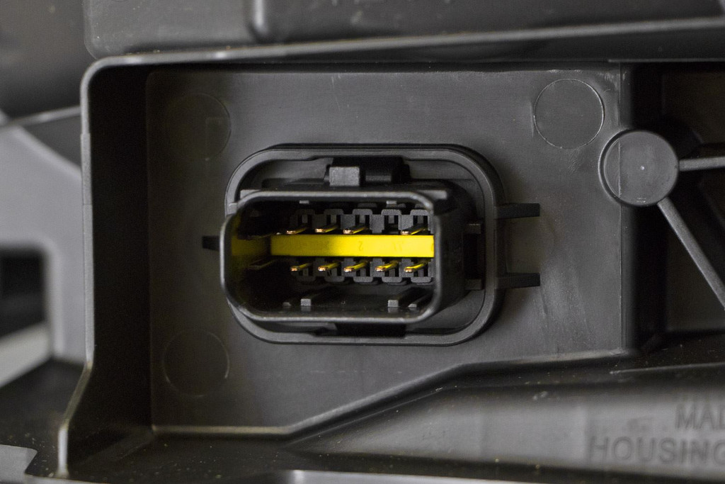 Headlight right black bi xenon LED DRL Ciroen DS3 13-15