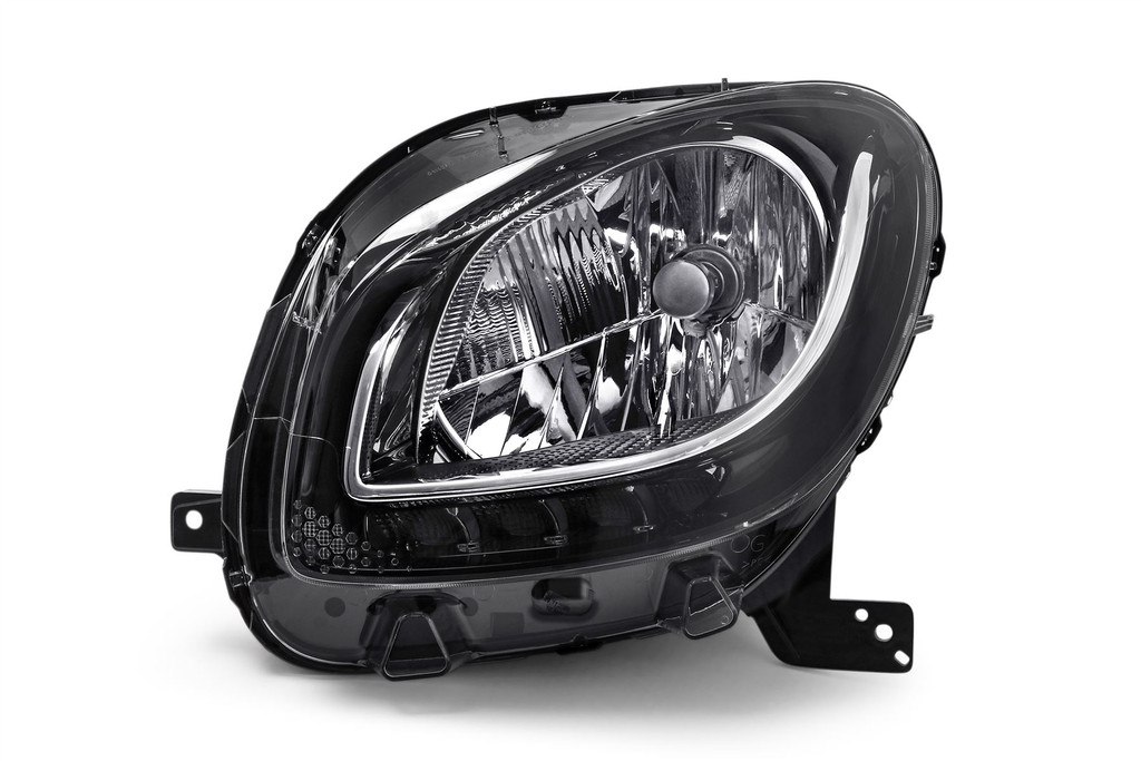 Headlight left black LED DRL Smart ForTwo 15-17