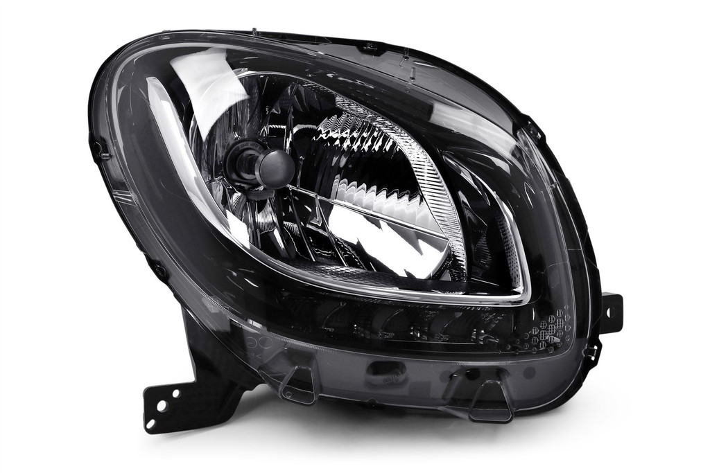 Headlight right black LED DRL Smart ForTwo 15-17