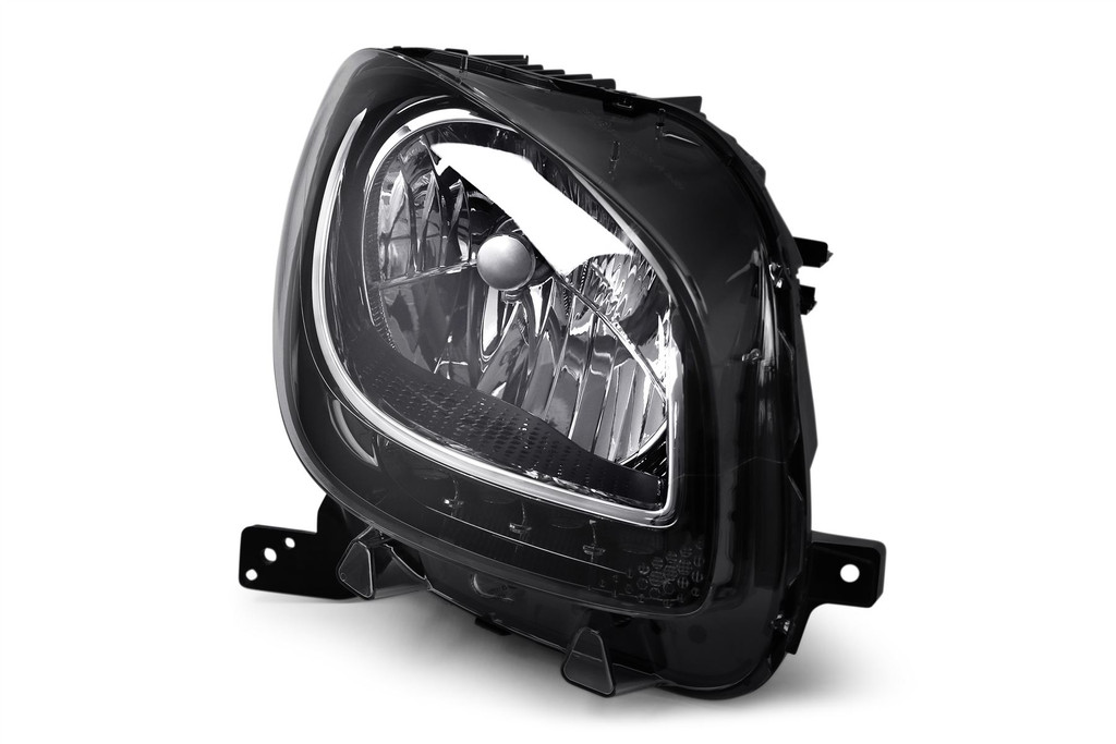 Headlight right black LED DRL Smart ForTwo 15-17