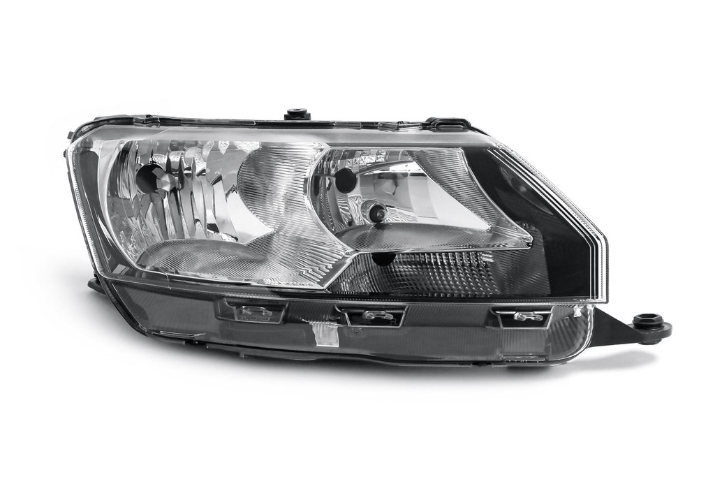 Headlight right black Skoda Rapid 12-16