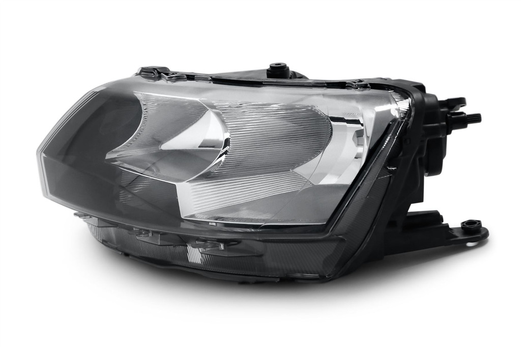 Headlight left black Skoda Rapid 12-16
