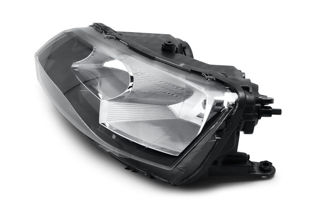 Headlight left black Skoda Rapid 12-16