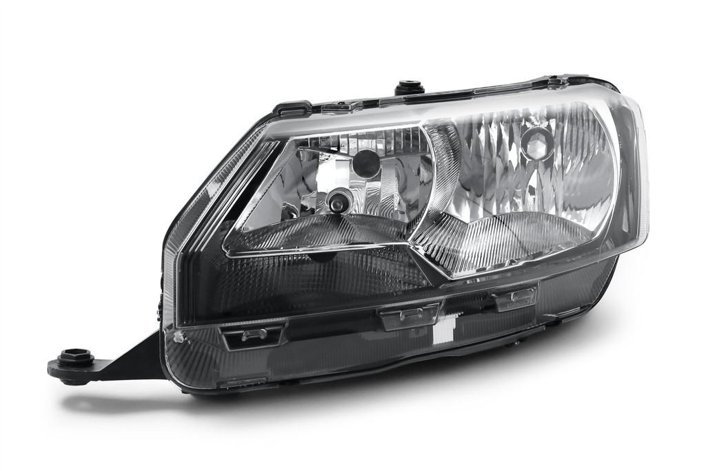 Headlight left black Skoda Rapid 12-16