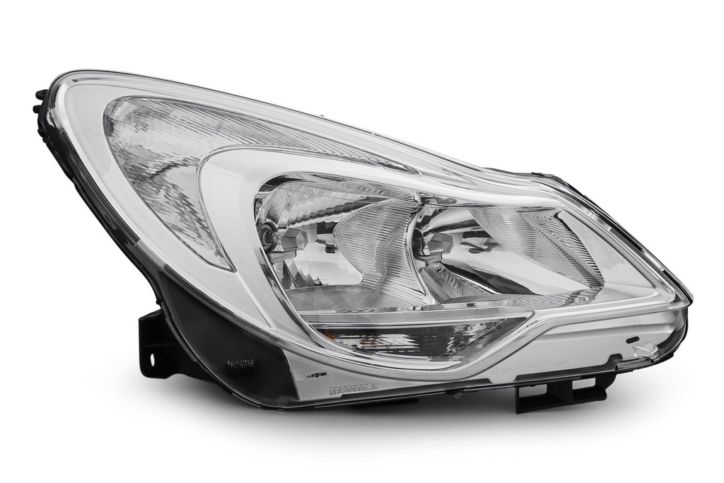 Headlight right chrome Vauxhall Corsa D 11-14