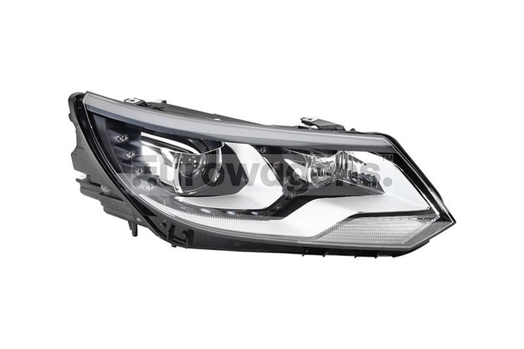 Headlight right black Bi-xenon LED DRL AFS VW Tiguan 11-16