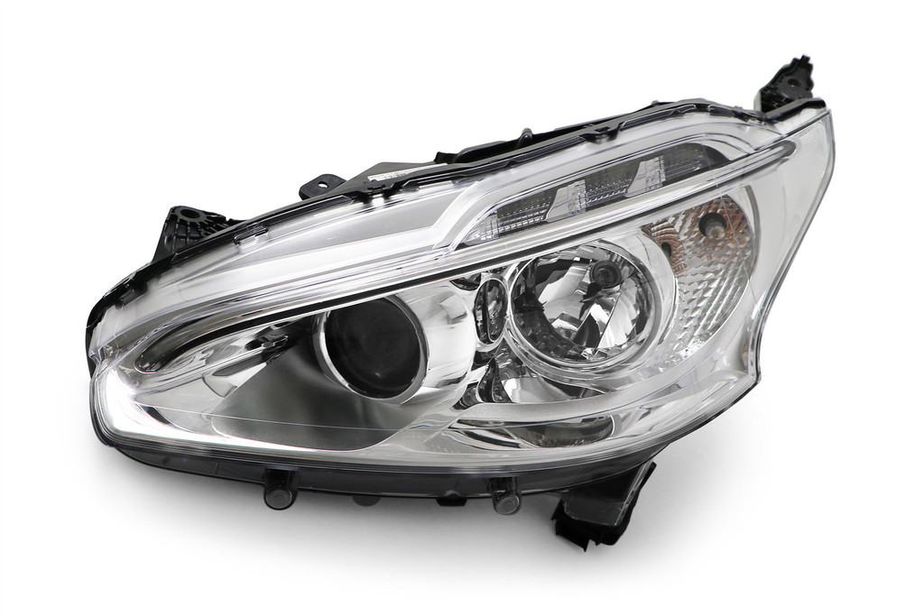 Headlight left LED DRL Peugeot 208 12-15 Valeo