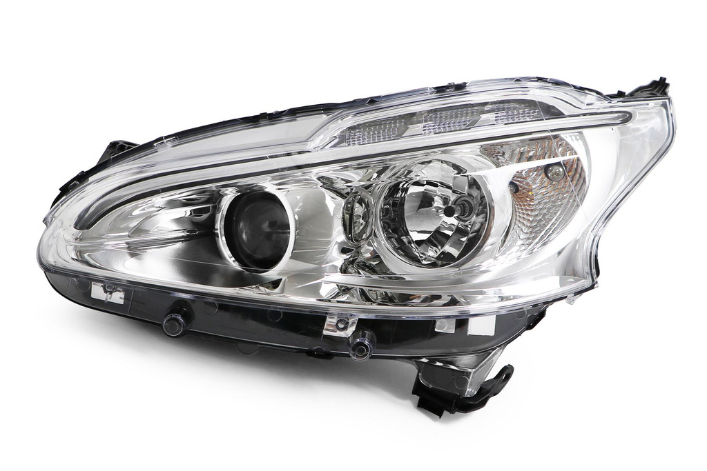Headlight left LED DRL Peugeot 208 12-15 Valeo