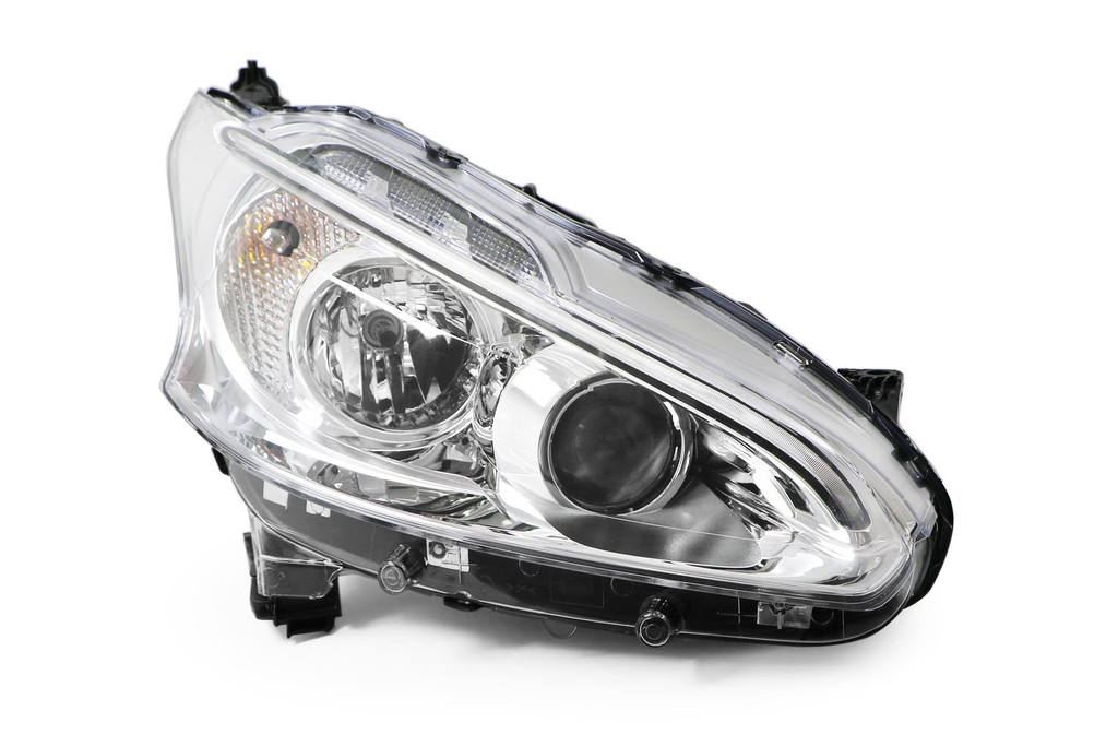 Headlight right LED DRL Peugeot 208 12-15 Valeo